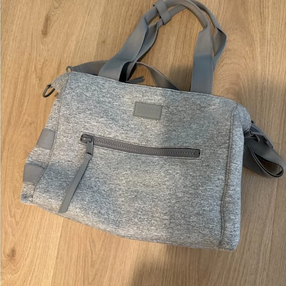 Dagne Dover Wade Heather Grey Large Diaper Bag Tote